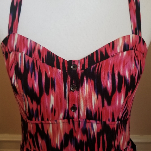 NWT Express mini multicolored dress size M - Picture 4 of 8